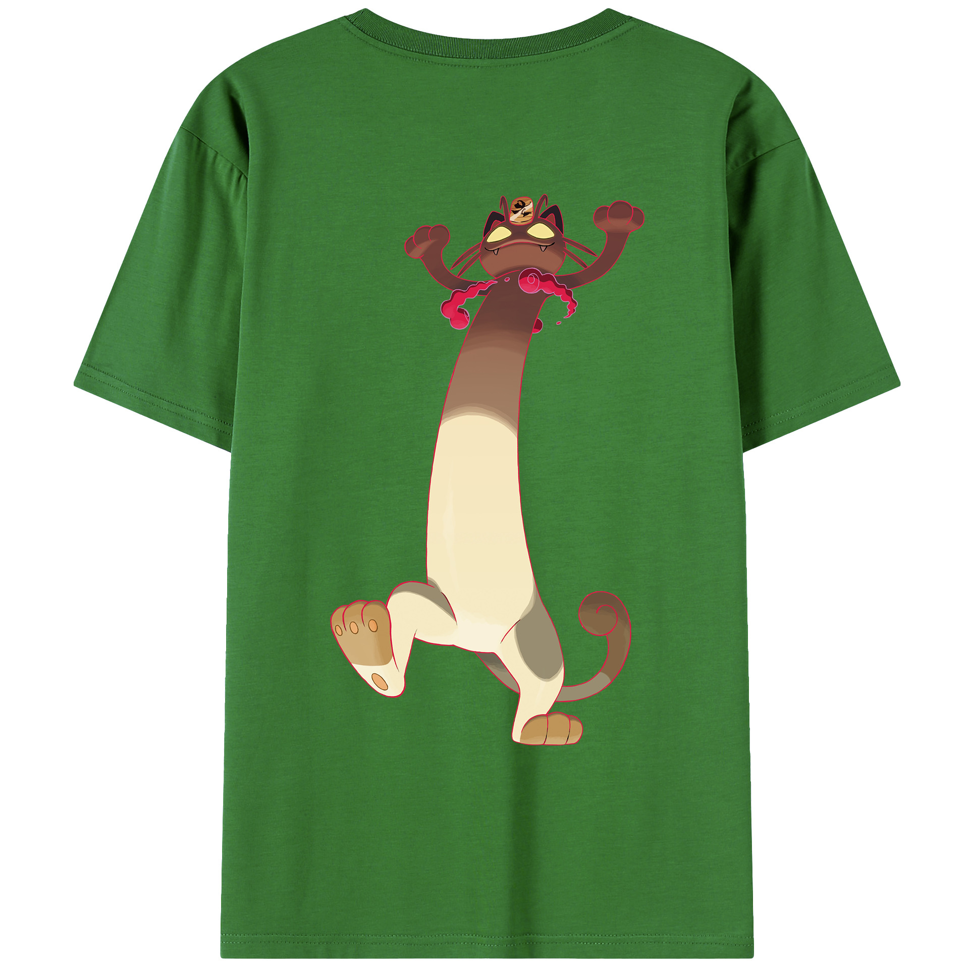 （画像用） ポケットモンスター Pokémon レディース半袖Tシャツ(バックプリント)